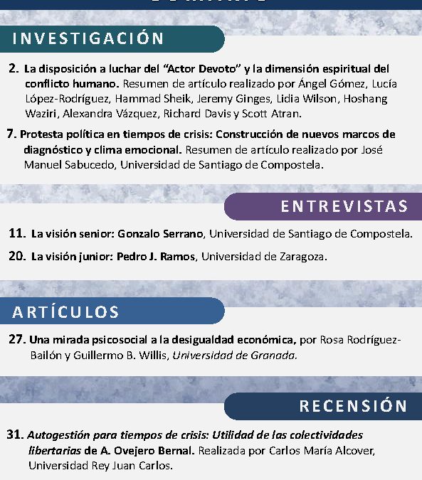 Publicado el Boletín SCEPS Nº 13