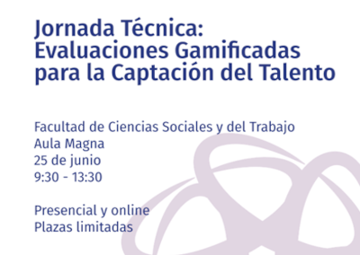 Jornada Técnica: Evaluaciones Gamificadas para la Captación del Talento