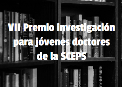VII Premio de investigación para jóvenes doctores SCEPS