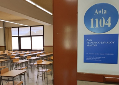 La Universitat de Barcelona inaugura un aula con el nombre de Federico Javoly